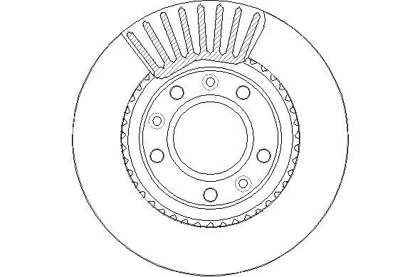 NBD1871 NATIONAL Тормозной диск (фото 1)