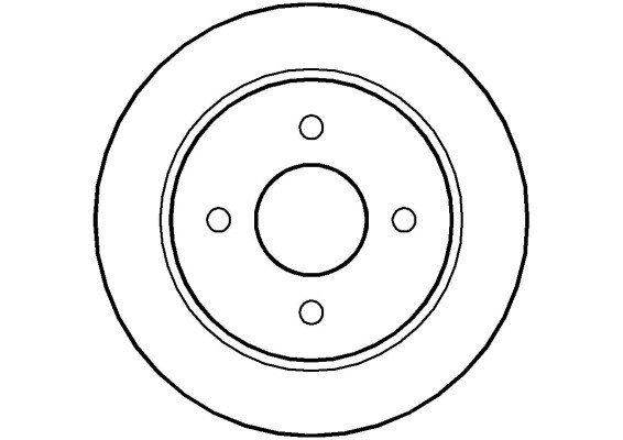 NBD202 NATIONAL Тормозной диск (фото 1)