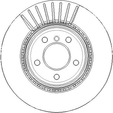 NBD2071 NATIONAL Тормозной диск (фото 1)