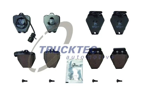 07.35.245 TRUCKTEC AUTOMOTIVE Комплект тормозных колодок, дисковый тормоз (фото 1)