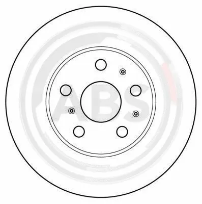 16021 A.B.S. Тормозной диск (фото 1)