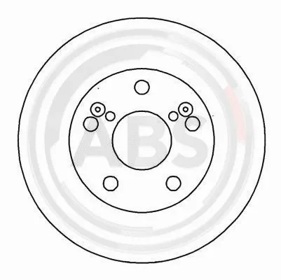 16158 A.B.S. Тормозной диск (фото 1)