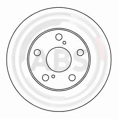 16220 A.B.S. Тормозной диск (фото 1)