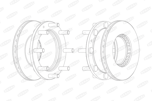 BCR107A BERAL Тормозной диск (фото 1)