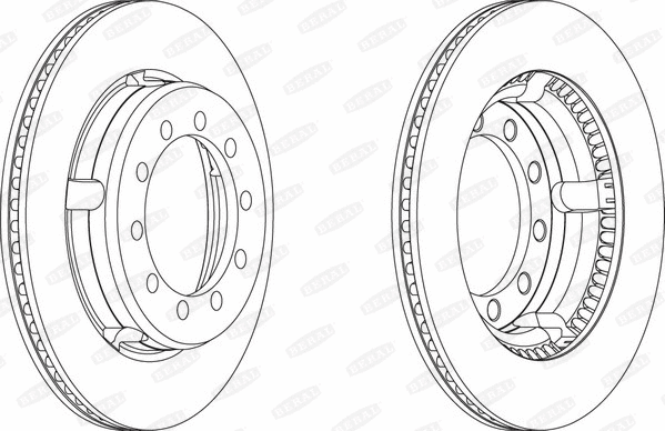 BCR109A BERAL Тормозной диск (фото 1)