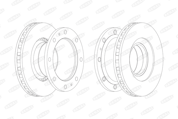 BCR111A BERAL Тормозной диск (фото 1)