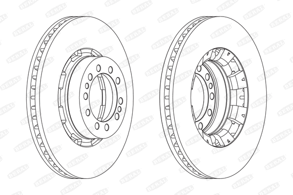 BCR128A BERAL Тормозной диск (фото 1)