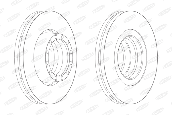 BCR132A BERAL Тормозной диск (фото 1)