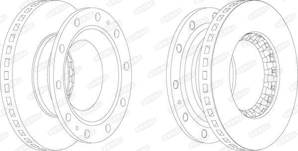BCR136A BERAL Тормозной диск (фото 1)