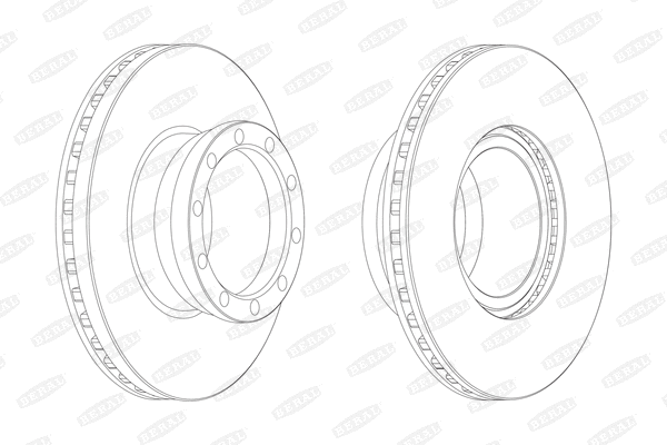 BCR146A BERAL Тормозной диск (фото 1)