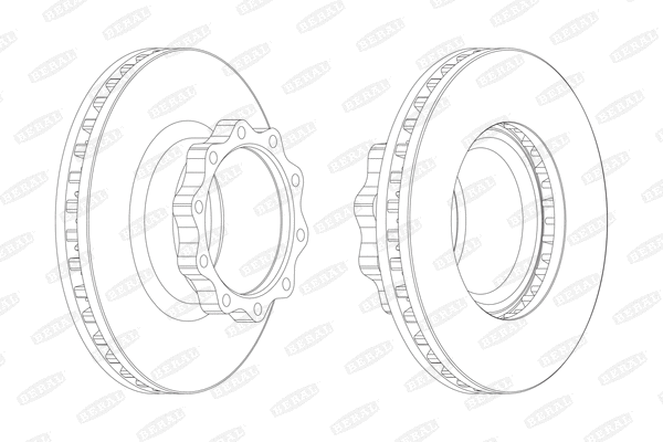 BCR147A BERAL Тормозной диск (фото 1)