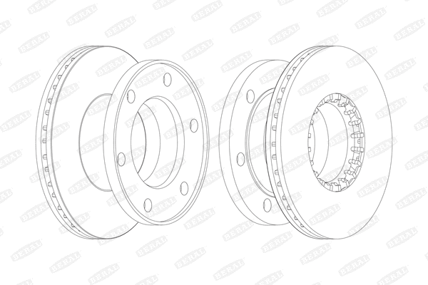 BCR174A BERAL Тормозной диск (фото 1)