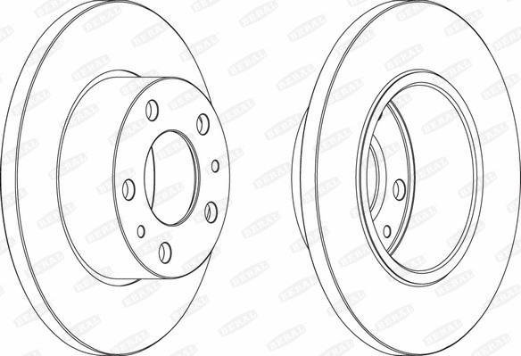 BCR195A BERAL Тормозной диск (фото 1)
