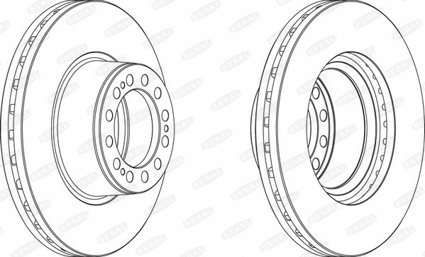 BCR201A BERAL Тормозной диск (фото 1)