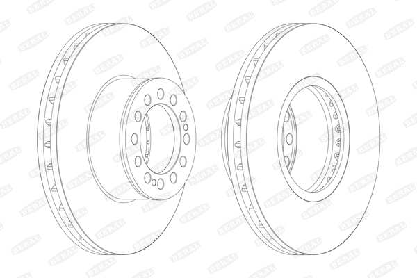 BCR214A BERAL Тормозной диск (фото 1)