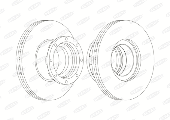BCR216A BERAL Тормозной диск (фото 1)