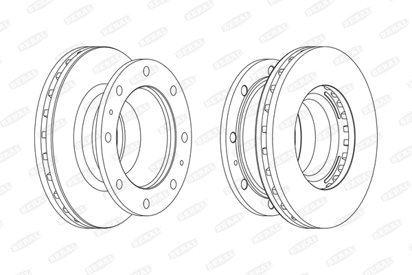BCR238A BERAL Тормозной диск (фото 1)