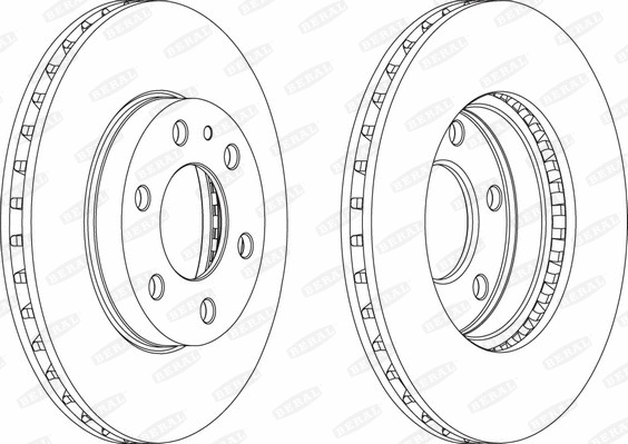 BCR314A BERAL Тормозной диск (фото 1)