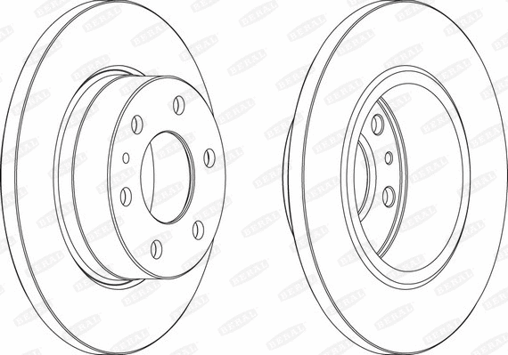 BCR315A BERAL Тормозной диск (фото 1)