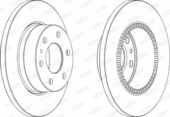 BCR316A BERAL Тормозной диск (фото 1)