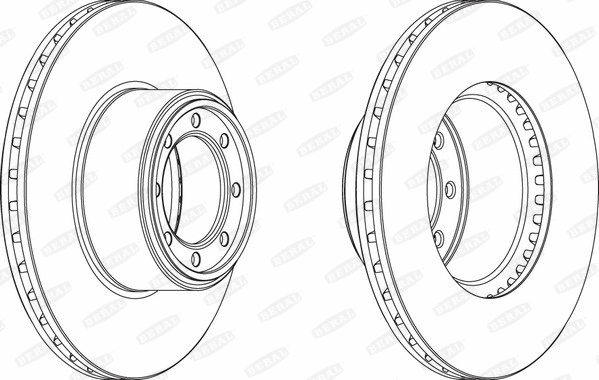 BCR320A BERAL Тормозной диск (фото 1)