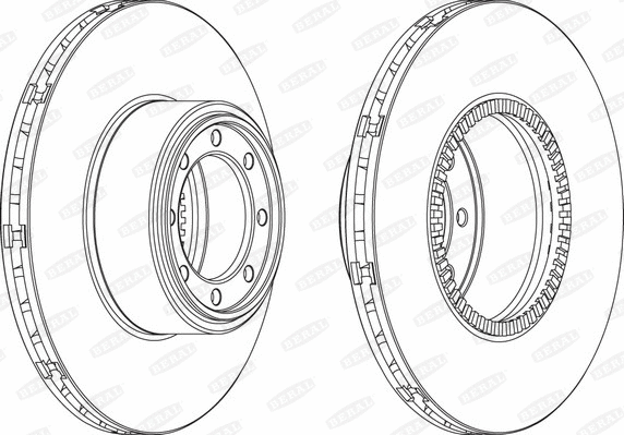 BCR321A BERAL Тормозной диск (фото 1)