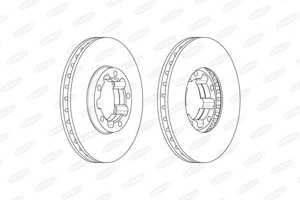 BCR326A BERAL Тормозной диск (фото 1)