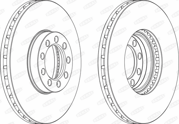 BCR329A BERAL Тормозной диск (фото 1)