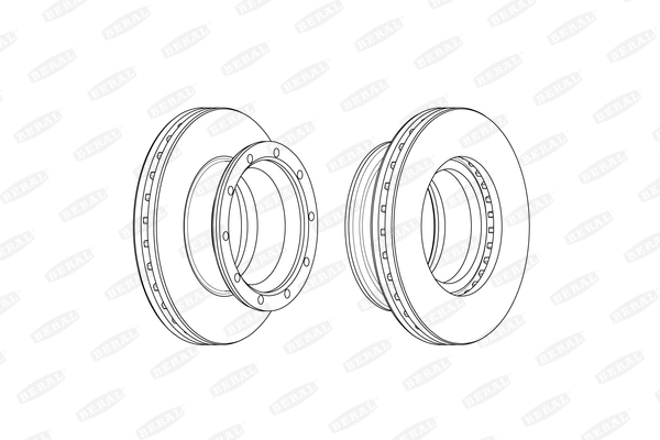 BCR346A BERAL Тормозной диск (фото 1)