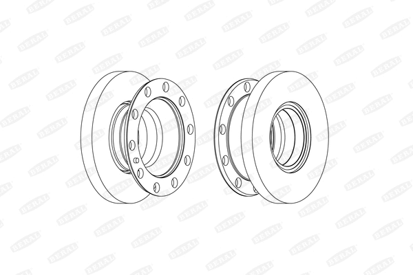 BCR377A BERAL Тормозной диск (фото 1)