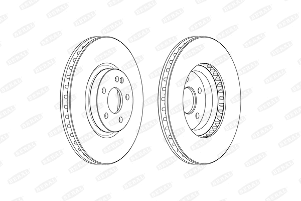 BCR379A BERAL Тормозной диск (фото 1)