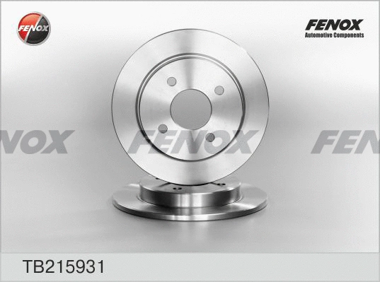 TB215931 FENOX Тормозной диск (фото 1)