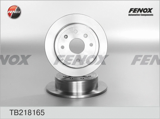 TB218165 FENOX Тормозной диск (фото 1)