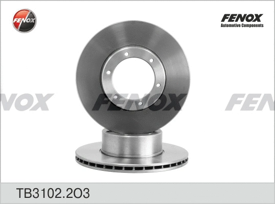 TB3102.2O3 FENOX Тормозной диск (фото 1)