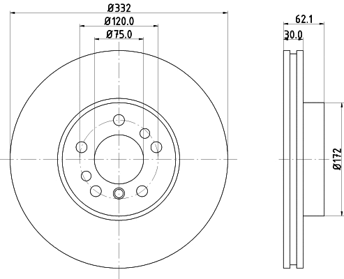 PCD11801 DON Тормозной диск (фото 1)