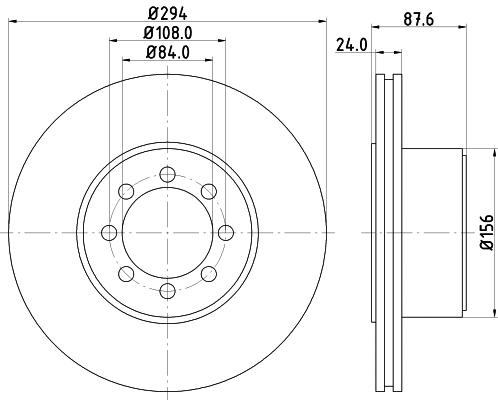 PCD19542 DON Тормозной диск (фото 1)