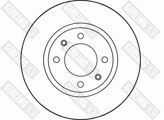 6012163 GIRLING Тормозной диск (фото 1)