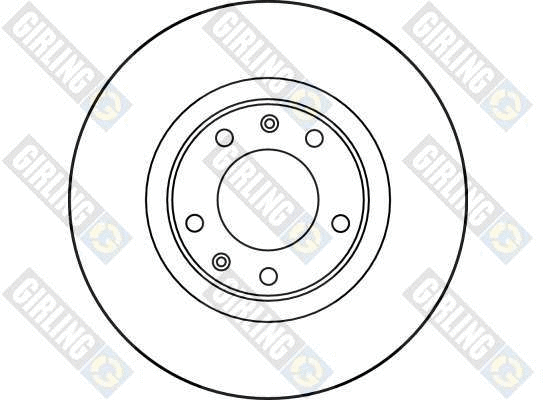 6012221 GIRLING Тормозной диск (фото 2)