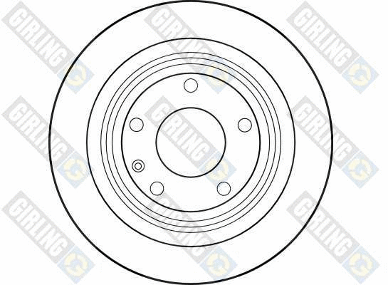 6015902 GIRLING Тормозной диск (фото 2)
