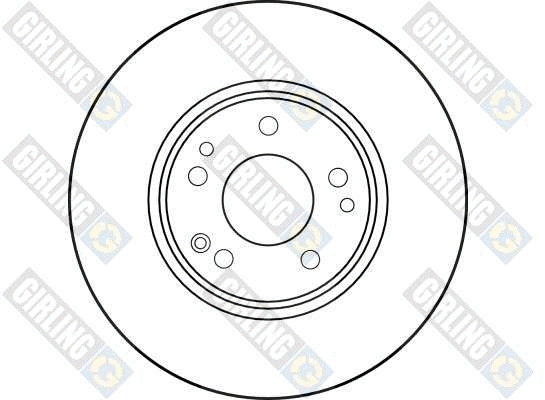 6015941 GIRLING Тормозной диск (фото 2)