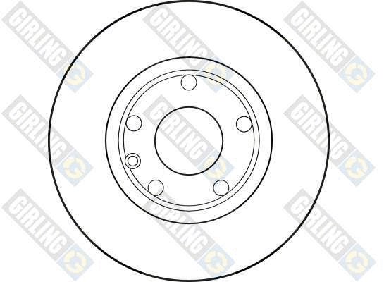 6015961 GIRLING Тормозной диск (фото 2)