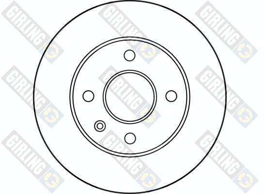 6016551 GIRLING Тормозной диск (фото 2)