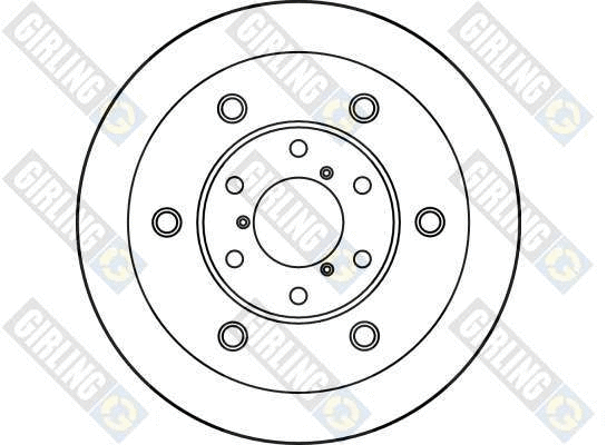 6017635 GIRLING Тормозной диск (фото 2)