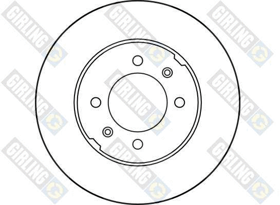6018291 GIRLING Тормозной диск (фото 2)