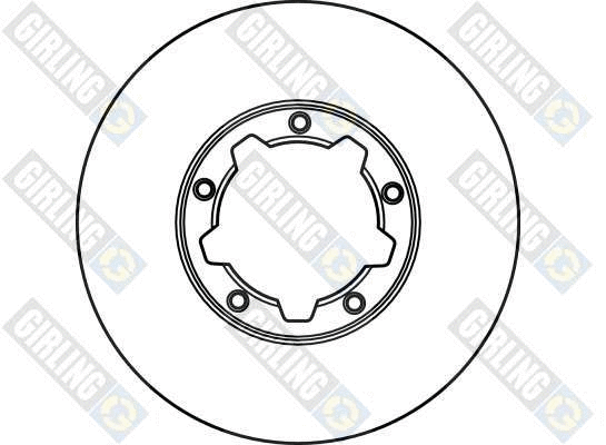 6020011 GIRLING Тормозной диск (фото 2)