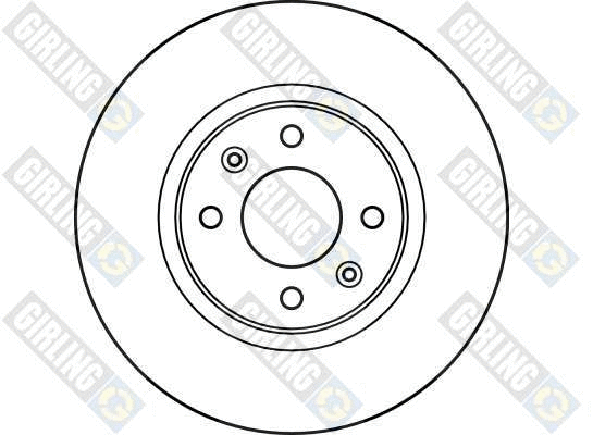 6020111 GIRLING Тормозной диск (фото 2)