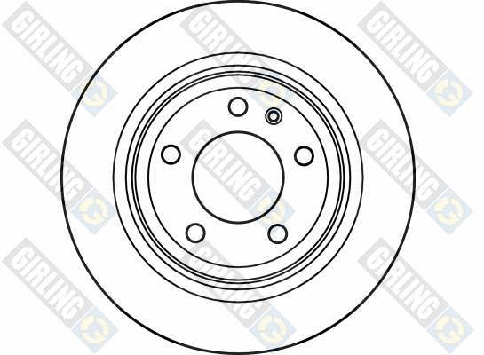 6025574 GIRLING Тормозной диск (фото 2)