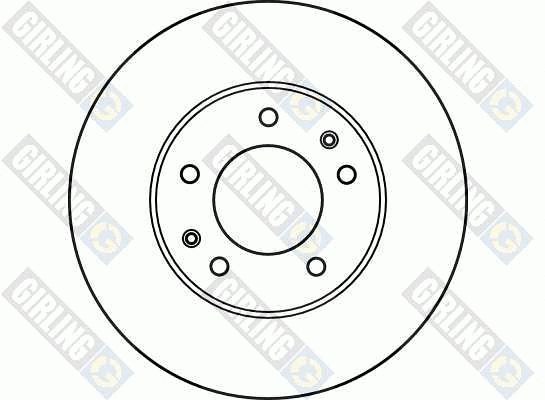 6026061 GIRLING Тормозной диск (фото 1)