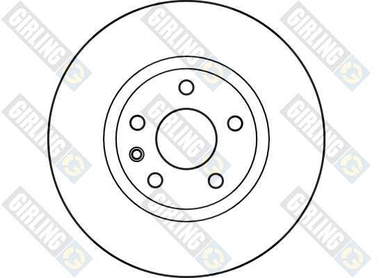 6026451 GIRLING Тормозной диск (фото 2)
