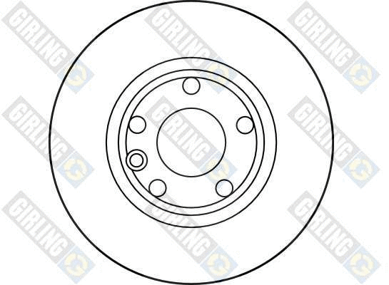 6026653 GIRLING Тормозной диск (фото 2)